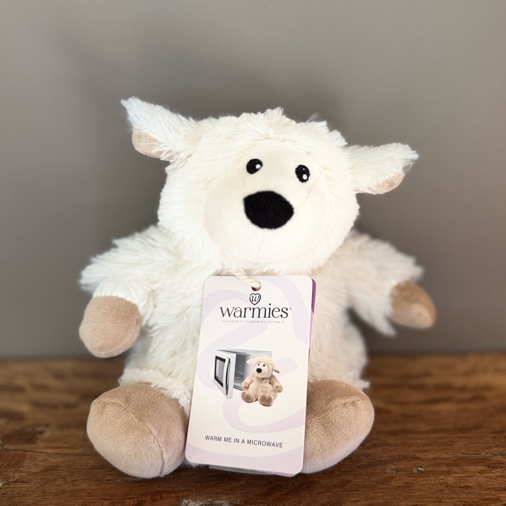 Warmies Lamb Baby Sheep Plush Stuffed Fully Heatable Cuddly Toy    Cozy Baby Kid